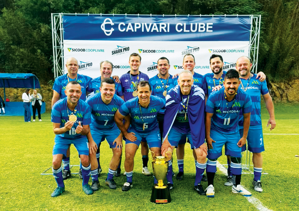 Microsal, campeã do Futebol Veterano do CC, 1º semestre